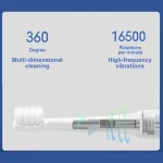 T10 Sonic Electric Toothbrush Mi Smart Waterproof Tooth Head Brush IPX7 Rechargeable USB for Teeth Brush Whitening 3