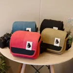 Canvas Camera Bag Case Bag For Canon EOS M10 M6 M5 SX60 SX50 SX30 SX510 1100D 1200D 1300D 450D 500D 600D 550D 18-55mm lens 6