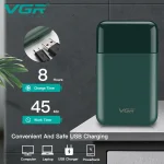 VGR V-390 mini single blade cordless beard trimmer razor rechargeable foil electric face body shaver for men Convenient razor 5
