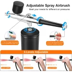 Nail Airbrush Portable Cordless Airbrush Mini Airbrush Sprayer Gun for Nail Art,free shipping,2026 HOT 2