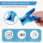 Reusable Eyedrops Holder Eye Drops Bottle Helper Eye Ointments Drops Holder Device Eyedrop Guide Aid Help Applicator Care Tool 5