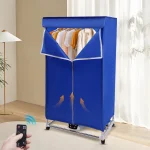 Remote Control Clothes Dryer Portable Travel Mini Dryer Machine Electric Dryer with Timer Function for Apartments 1200-1500W 4