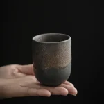 New Vintage Ceramics Cups Japanese Stoneware Porcelain 130ml Tea Mug Healthy Lifestyle Kung Fu Tea Sake Coffee Cups Drinkware 3