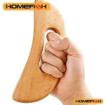 Wooden scraping therapy tools, scraping massage board, wooden half-moon-shaped scraping tools, body massage 3