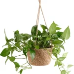 Garden Hanging Planter Macrame Plant Storage Basket Jute Rope Woven Indoor Outdoor Flower Pot Holder Plant Hangers Home Decor 6