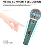 Wired Professional Condenser Microphone Mic For PC Karaoke Machine System Sound Room Gaming Gamer Audio Sing Live Streaming Kits 2