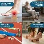 Foot Sole Massager Wooden Roller Type Solid Wood Foot Foot And Leg Massager Acupoint Ball For Plantar Fasciitis Travel Type Foot 5
