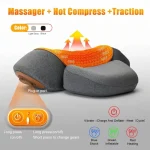 Electric Neck Massager Pillow Cervical Stretcher Heating Vibration Massage Back Traction Orthopedic Sleeping Pillows Support 2