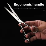 Professional Hairdressing Barber Scissors Stainless Steel Hair Cutting Shears for Salon Stylists Home Use with Ergonomic Design 3