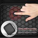 Hard Camera Case for Sony ZV-E10 A6400 A6000 A6100 A6600 A6500 (Medium,Kit Lens Only),Protective Bag with Shoulder Strap & Divid 4