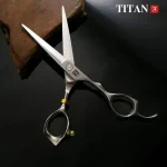 TITAN  Professional barber tools hair scissor Cutting thinning hairdressing shear 5.0/5.5/6.0/6.5inch Japan 440C steel 2