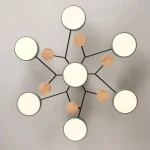 LED Chandelier with 3 Different Colors Suitable for Living Room Bedroom Hotel apartment Study Home Decoration Indoor Lighting 4