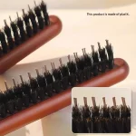 Hair Fluffy Comb  Handle Hair Brush Anti-static Barber Hair Comb Scalp Massage Hairdresser Styling Tool 5
