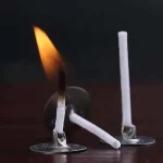 103pcs Waxed Cotton Candle Wicks Set with Stand Original Smokeless Candle Wicks Soy Oil Wax Core Woven Making Candles Supplies 6