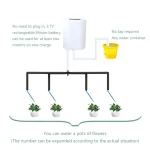 Automatic Plant Flower Watering Pump Home Sprinkler Drip Irrigation Device 2/4/8/16 Heads Pump Timer System Kit Garden Tool 2