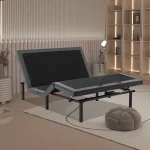JHK Electric Queen Size Bed Ergonomic Adjustable Bed Frame with Wireless Remote Zero Gravity Bed with 2 USB Ports For Bed Room 2