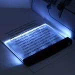 1pc LED Flat Panel Night Vision Reading Light, Eye Protection Reading Light Student Night Reading Light 3
