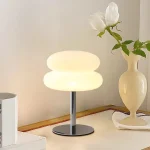 Table lamp bedroom room lamps  USB Plug LED mushroom table lamp Living room dining room ambient lighting(Not glass) 2