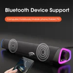 4D Computer Speaker Bar Stereo Sound Subwoofer Bluetooth Speaker For Macbook Laptop Notebook PC Music Player Wired Loudspeaker 5