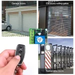 433Mhz Remote Control Wireless Switch DC 12V 1CH RF 10A Relay Receiver and 2CH Transmitter For Door Electromagnetic Lock 4