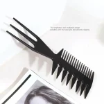 Double Side Professional Tooth Combs Fish Bone Shape Hair Brush Barber Hair Dyeing Cutting Coloring Brush Man Hairstyling Tool 4
