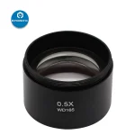 WD165 0.5X 0.7X 1.0X 2.0X Auxiliary Objective Lens Microscope Barlow Lens Objective For Trinocular Stereo Zoom Microscope Camera 3