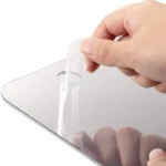 1PCS Acrylic Mirror With Wall Suction Shower Mirror For Man Shaving Women Makeup Portable Travel Bathroom Accessories 3
