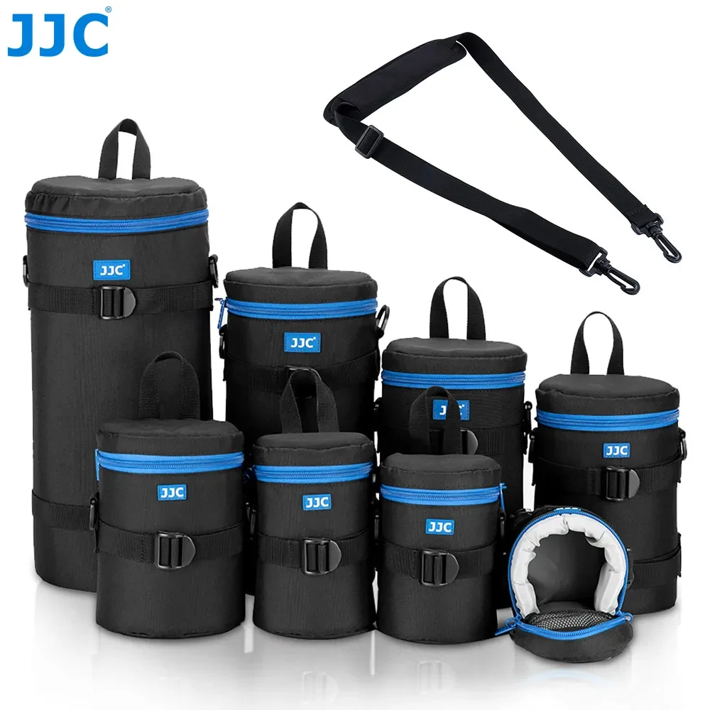 JJC Luxury Camera Lens Bag Pouch Case for Canon Lens Nikon Sony Olympus Fuji DSLR Photography Accessories Shoulder Bag Backpack JJC Luxury Camera Lens Bag Pouch Case for Canon Lens Nikon Sony Olympus Fuji DSLR Photography Accessories Shoulder Bag Backpack