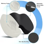1Pcs Coccyx Seat Cushion Memory Foam U-Shaped Pillow for Chair Cushion Pad Car Office for Tailbone Pain Massage Pillow 3