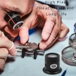 Watch Repair Tool Watch Repair 5 to 20 Times Magnifying Glass Goggles Goggles Watch Repairing Magnifying Glass Set 4PCS 4