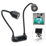 Microscope Ring Light LED Double Head Illuminator Lamp For Microscope Light Soldering Industrial Microscope Camera Light Source