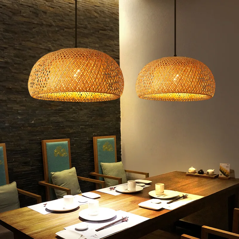 Bamboo Lantern 30cm Pendant Lamp Natural Rattan Wicker E27 LED Chandeliers Hand-Woven Lampshades Lighting Fixture Hanging Light Bamboo Lantern 30cm Pendant Lamp Natural Rattan Wicker E27 LED Chandeliers Hand-Woven Lampshades Lighting Fixture Hanging Light