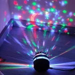 LED Starry Sky Night Lights USB Projector Lamp Magic Ball Moon Star Christmas Lights Home Room Atmosphere Decorations 2