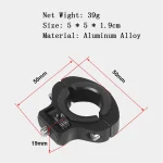1/4 Screw Metal Cycling Bike Mount Motorcycle Handlebar Holder for GoPro 13 12 11 10 9 8 Insta360 X5 X4 DJI Osmo Action 6 4 5 4