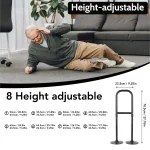 Dual Base Standing Up Assistance Mobility Tool Standing Aid Device 8 Adjustable Height Help Get Up From Floor Mobility Aid Tool 3
