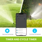 MOES Bluetooth Value Smart Garden Sprinkler Water Timer by 2 Way Rain Delay Filter Programmable Automatic Irrigation Controller 2