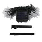 LED Solar Star String Lights Outdoor Waterproof Solar Powered Fairy Lights for Patio Garden Yard Porch Christmas Wedding Decor 5