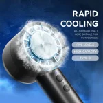 Handheld Small Fan Refrigeration Air Conditioner Portable Silent High-speed Led Display High Wind Power Usb Charging Fan 4