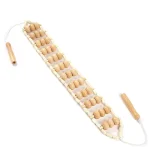 Wood Therapy Massage Tools,Wood Back Massager Roller Rope - for Body Shaping,Pain Relief,Wooden Therapy Lymphatic Tool 3