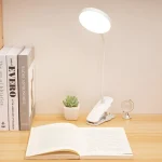 LED eye protection clip desk lamp dormitory study lamp charging night light student special bedside reading lamp light enough 6