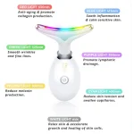 7 Colors Face Neck Massager Household Lifting And Firming Facial Electric Introduction Beauty Massage Face Care Tools 04 3