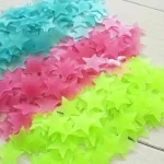 100 Piece Luminous Star Wall Sticker, Suitable for Bedroom, Ceiling, and Wall Decoration, Creating An Exclusive Starry Sky Wall 5
