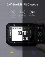 MILESEEY S50 Laser Distance Meter 120M Rechargeable Green Laser Tape Measuring With Bluetooth,Powerburst Technology, Laser Mark 5