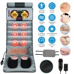 Electric Massage Mattress Vibrating Heating Infrared Massager Cushion For Neck Back Foot Full Body Pain Stress Relief Body Relax 5