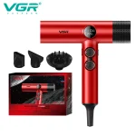 VGR Hair Dryer Professional Hair Dryer Machine Hot and Cold Adjustment Air Blower Brushless Motor 110000 RPM Barber Salon V-401 6