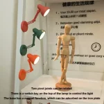 Portable LED Mini Desk Lamp with Clip USB Powered Reading Light for Bedroom Dorm Bed Table Study Night Lamp 4