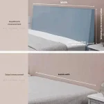 Minimalist Headboards for Homestays Soft Cushions Without Headboard Creative Fashion Bedroom Furniture for Home Italian A 5