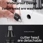 HOT Electric Nose Hair Trimmer Ear Hair Trimmer Eye-brow shaping Professional Safe Painless Portable For Business Trip And Home 6