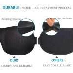 3D Blindfold Eye Mask Without Nose Lunch Break Sleep Students Eye Cover Soft Eye Patch Breathable Skin-Friendly Eyepatch For Nap 6