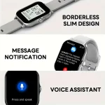LAXASFIT 2025 New Smart Watch for Men Women Gift Full Touch Screen Sports Fitness Watch Bluetooth Call Digital Smartwatch 6